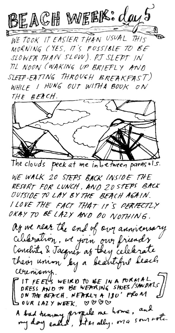 Doodle Diary: Beach Week, Day 5