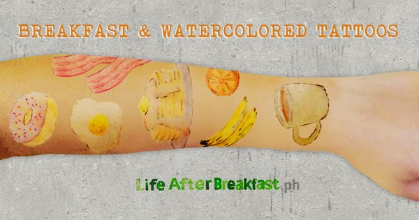 Breakfast & Watercolored Tattoos