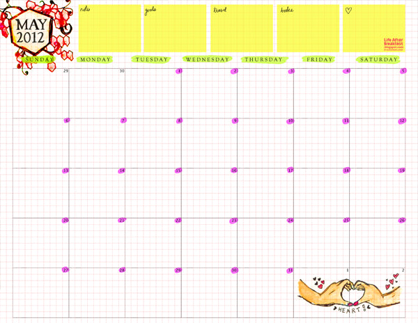 Download: May 2012 Printable Calendar