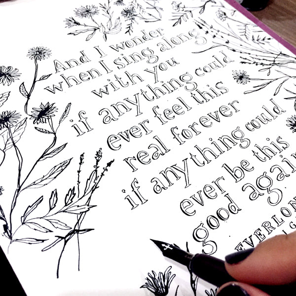 Dipped Pen Doodles: Everlong