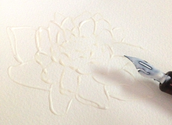 Craft L.A.B: Masking Fluid + Flexible Nib