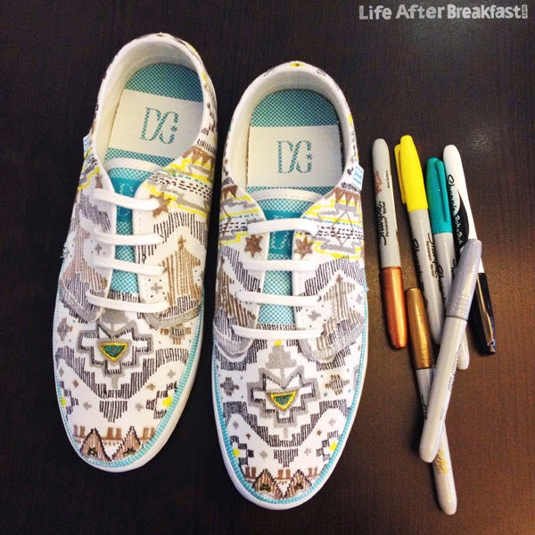 DIY Doodled Sneakers