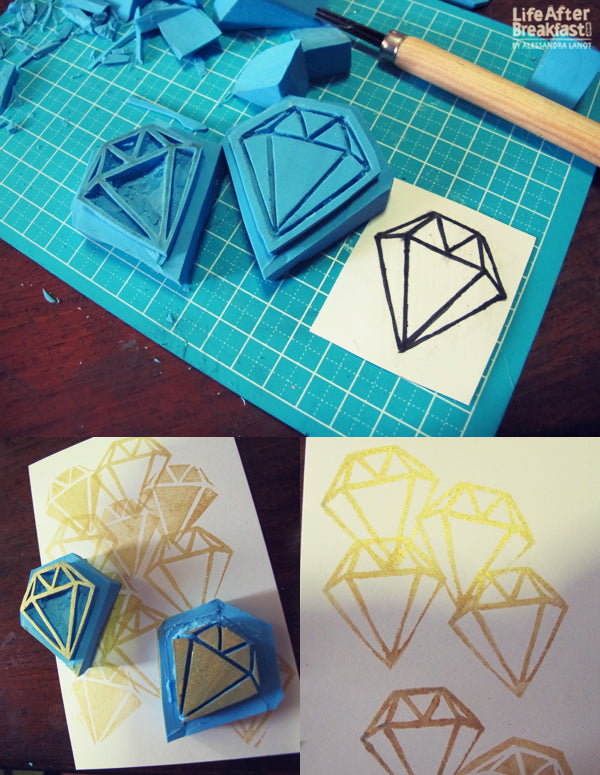 Holiday Giftwrap Stamping