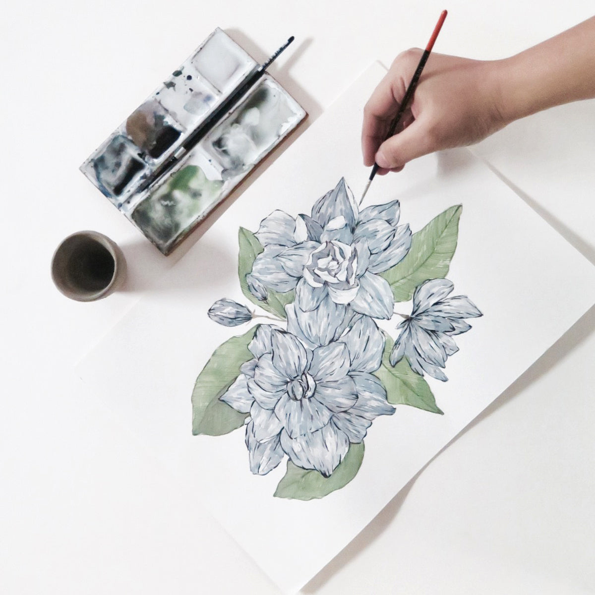 Watercolor Process: Glazing