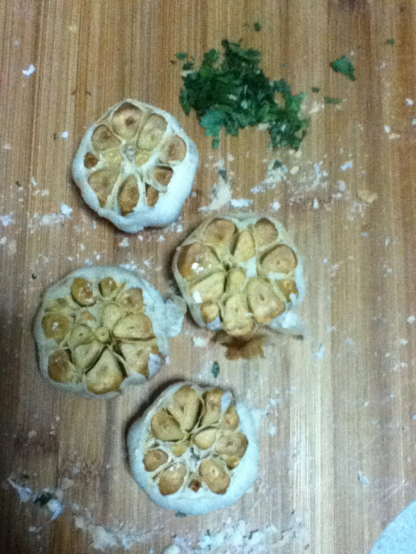 Easy Appetizer: Roasted Garlic