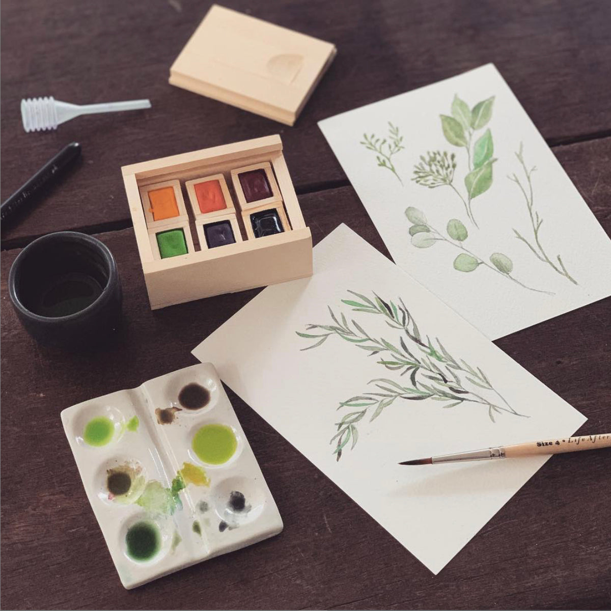 Oct 18, Sunday - WORKSHOP - Watercolor Botanicals