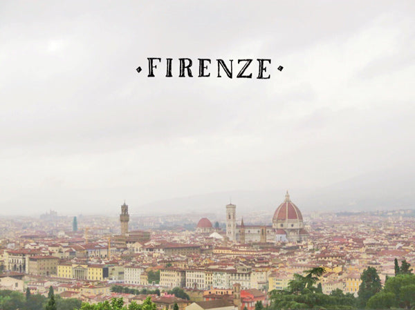 Travel Diary: Florence Fonts & Finds