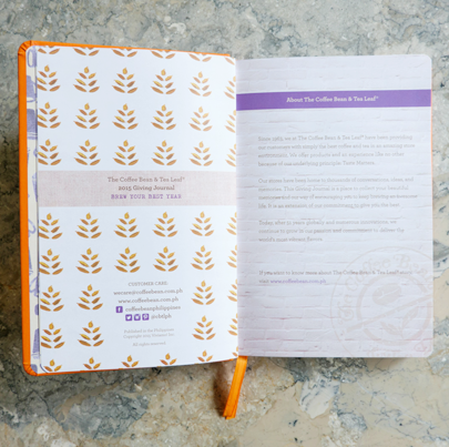 The 2015 Giving Journal