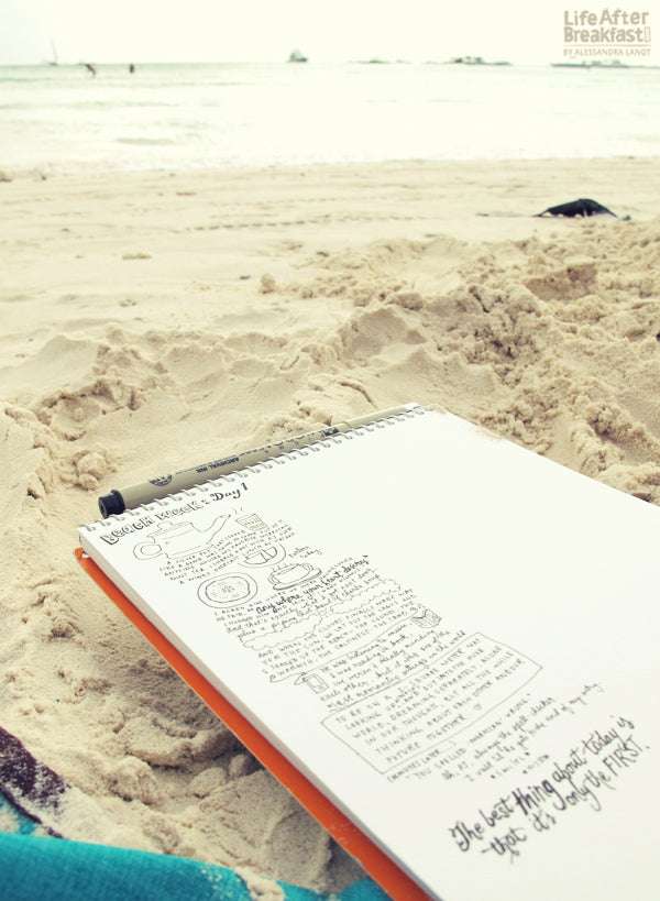 Doodle Diary: Beach Week, Day 1