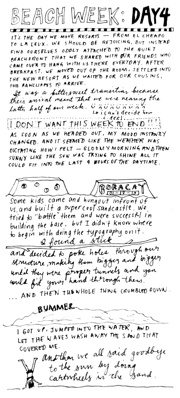 Doodle Diary: Beach Week, Day 4