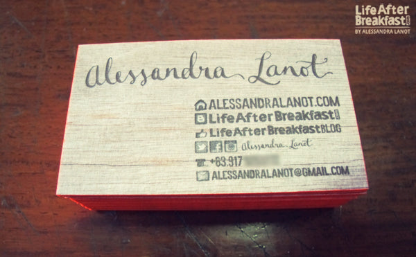 Paper+Print Love: My New Business Cards