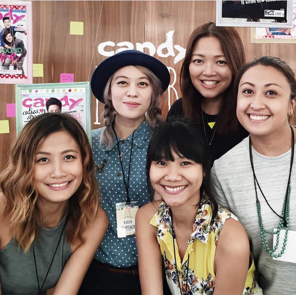 Floral Watercolor at Candy Fair 2015