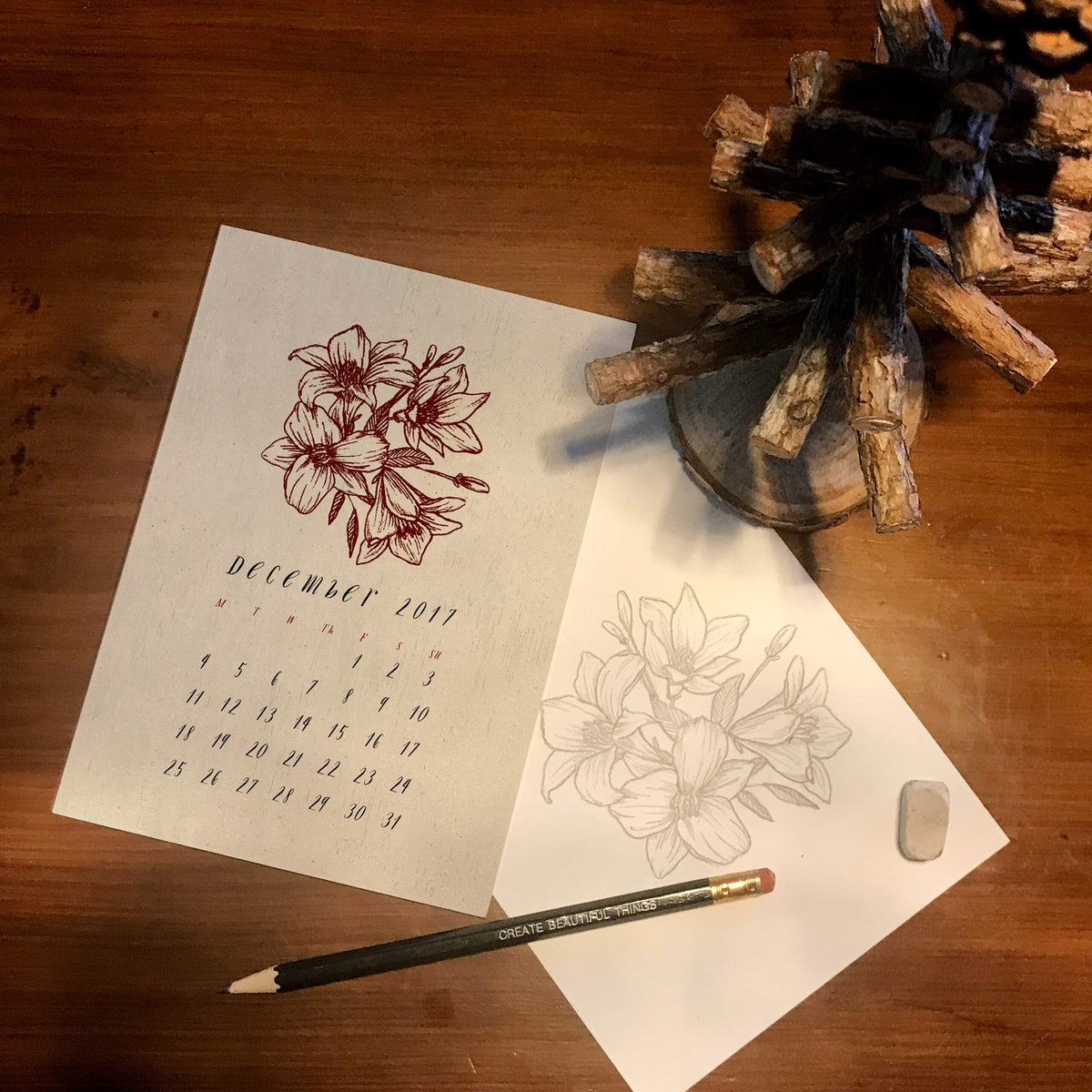 December 2017 Printable Calendar