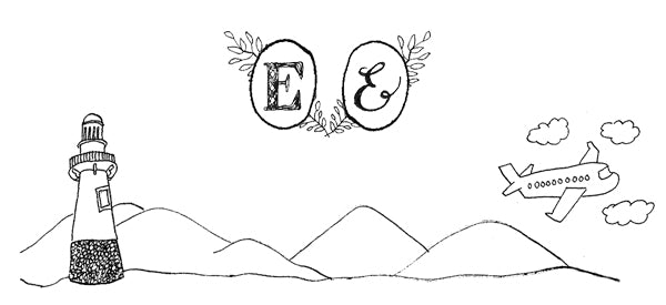 Doodle to Stamp: E&E's Save-The-Dates