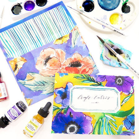 Watercolored Envelopes