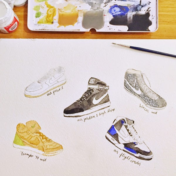 Watercolored Kicks