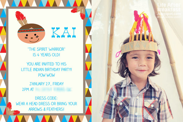 Kai's 4th Little Indian Birthday Party