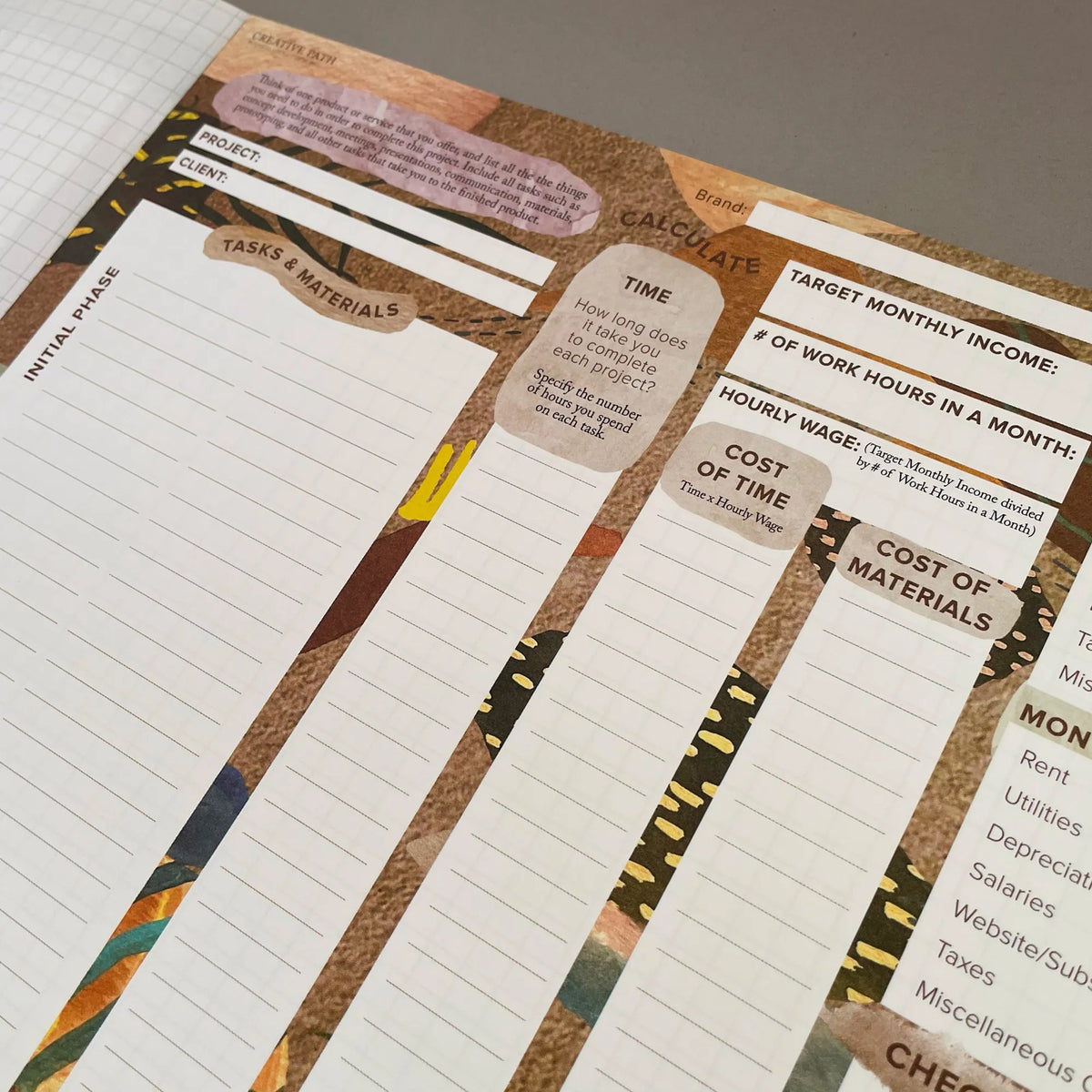 CREATIVE PATH Business Toolkit Desk Pad