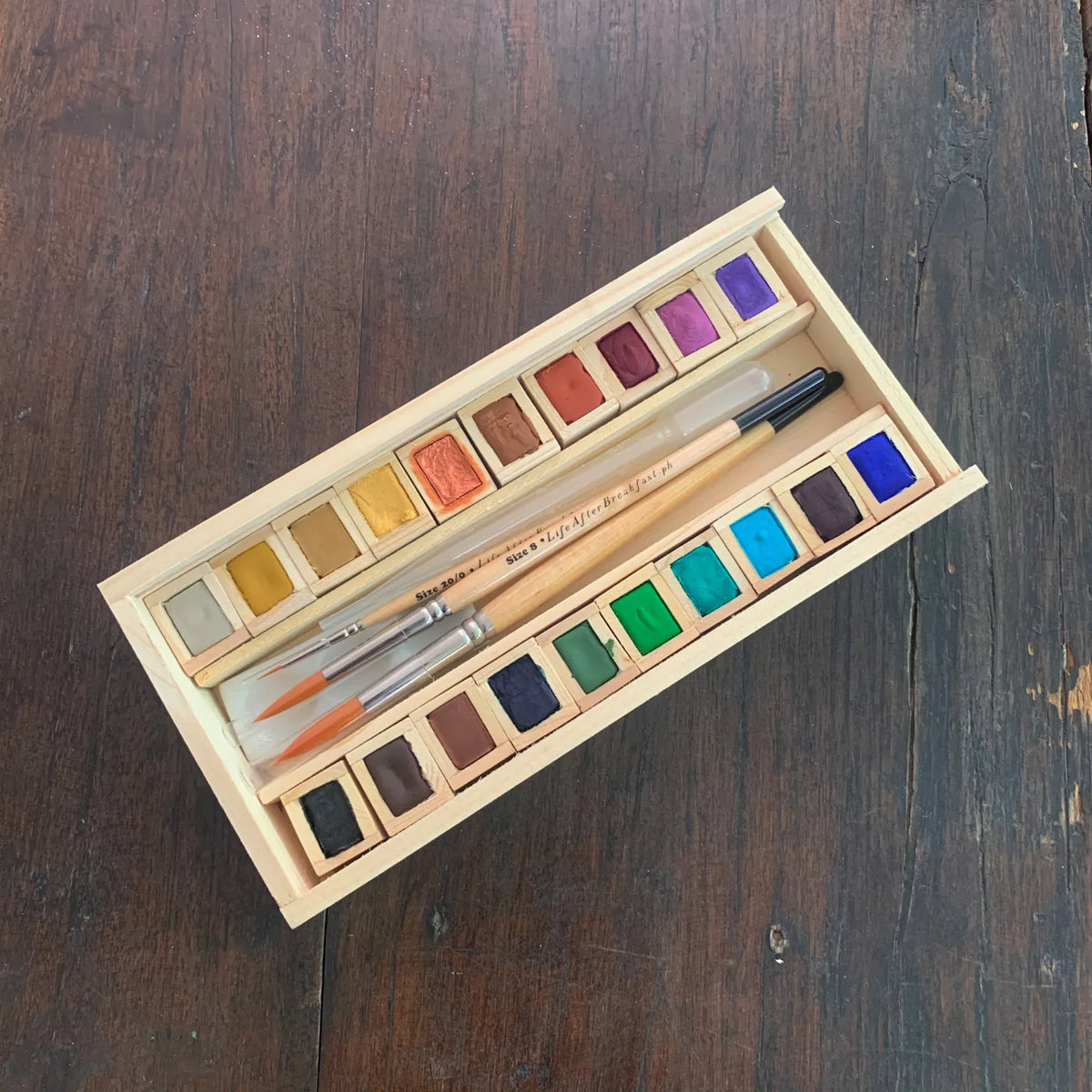 Handmade Watercolor Box - 20 Colors
