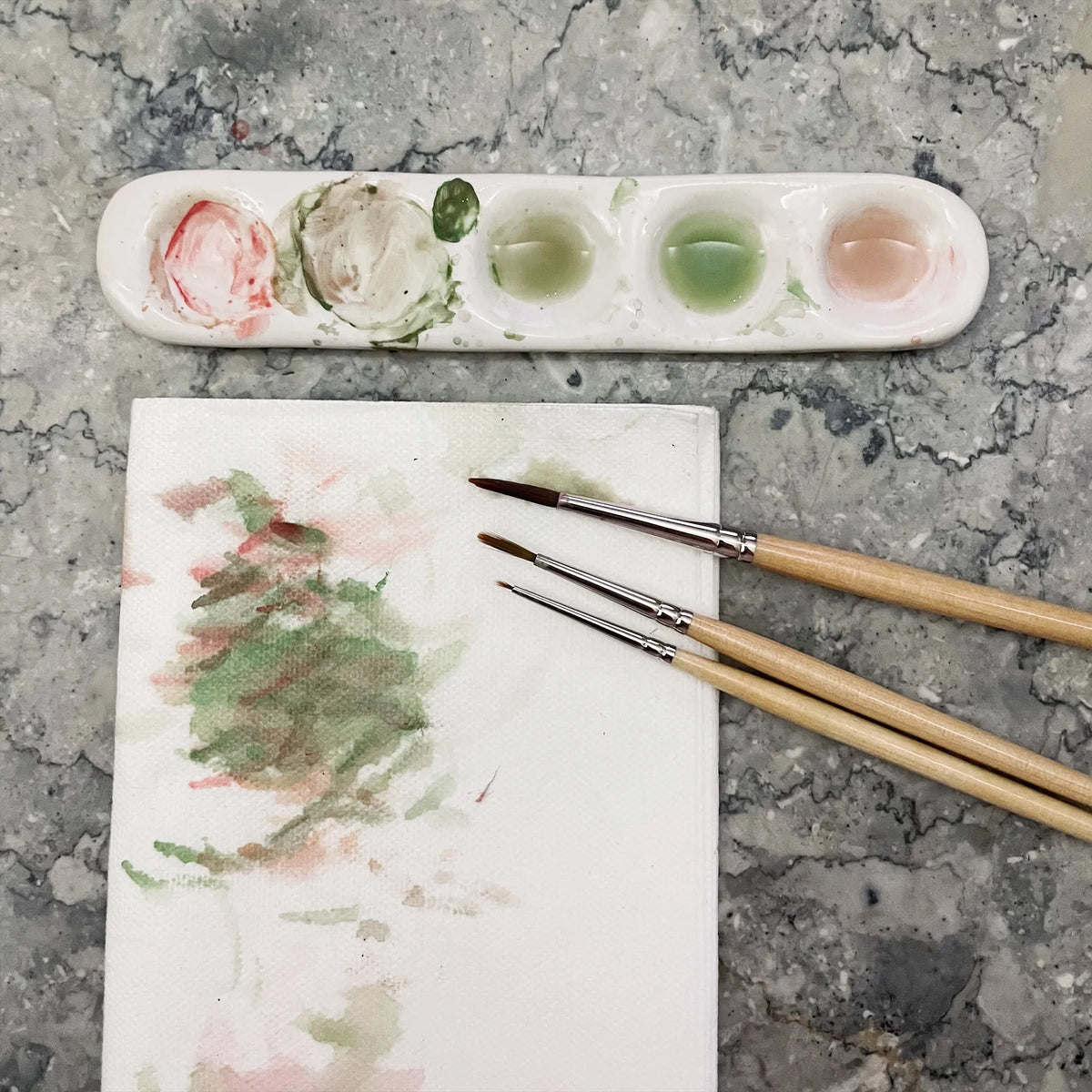 Oval Ceramic Palette
