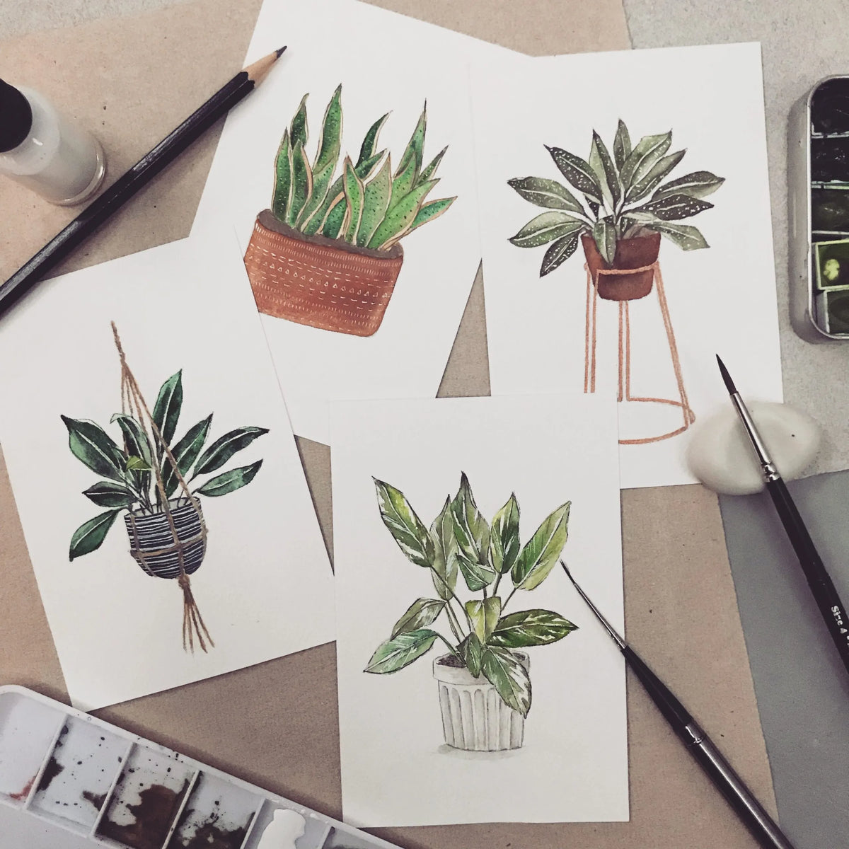Travel Watercolor Brush
