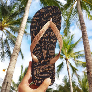 HAVAIANAS FILIPINAS “Lasap” design for Havaianas Filipinos featuring a Sorbetes themed pattern of calligraphy doodles. 2015-2016.